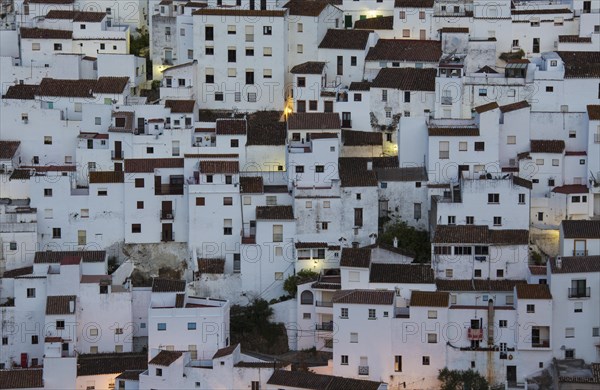 The White Town of Casares clings to a steep hillside