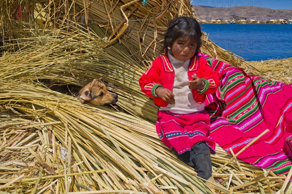 Young girl of the Uro Indians