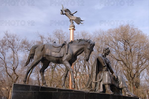 Bronze monument to Anton Golovaty or Antin Holovaty