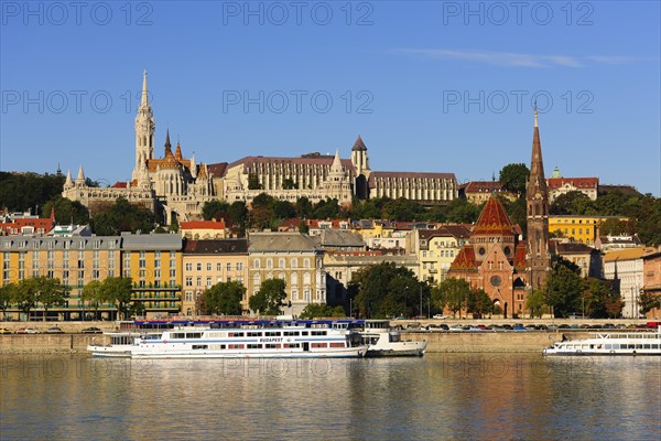 Castle Hill with Matthias Church and Fisherman's Bastion