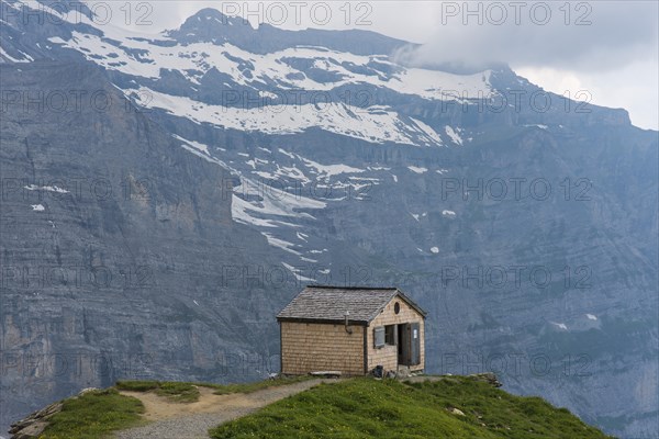 Mittellegi Hut on the Mittellegi ridge of the Eigers