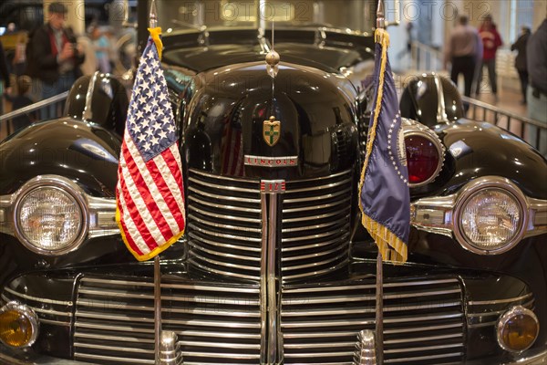 President Franklin D. Roosevelt's car on display at the Henry Ford Museum