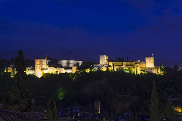 The Alhambra seen from the Albayzin hill