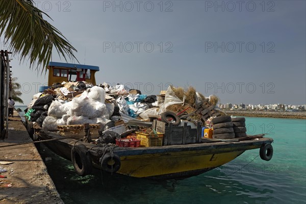 Garbage on a barge