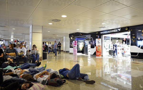 Overcrowded waiting area