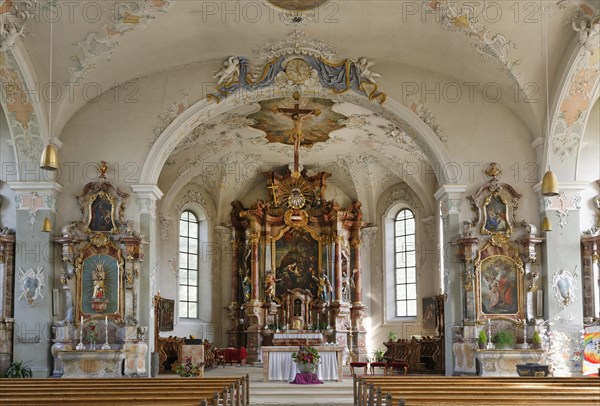 Main altar and side altars
