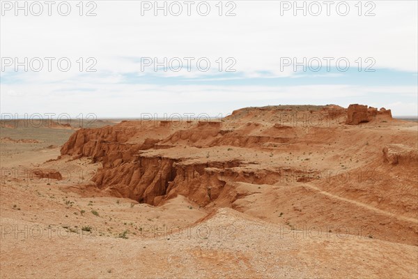 Bayanzag or Flaming Cliffs rock formation