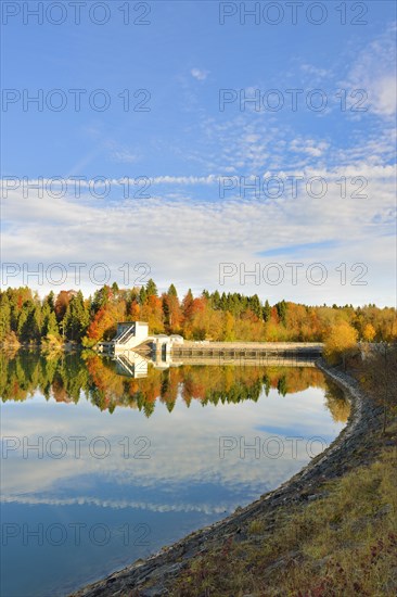 Dam am Forggensee at Rosshaupten