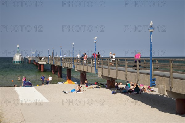 Pier and diving bell