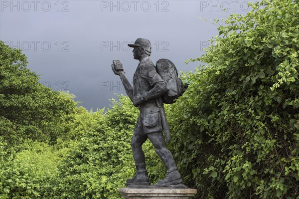 Memorial to the park rangers of the Galapagos