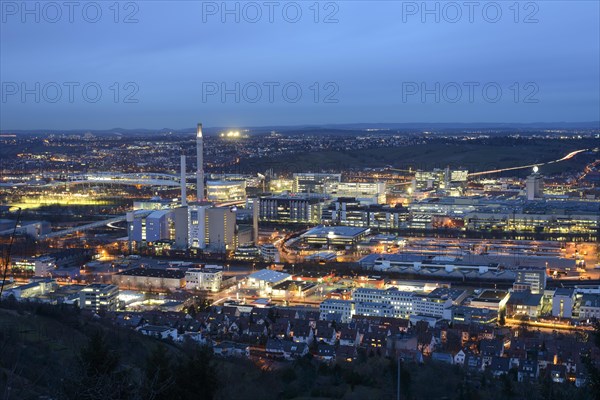 View from Waldebene Ost onto Stuttgart-Wangen