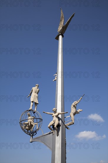 The Magic Column by Peter Lenk on the harbour mole