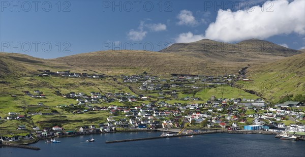 Cityscape of Vestmanna