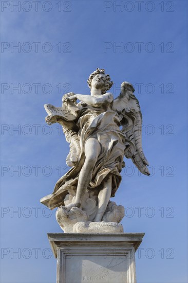 Bernini statue on Ponte Sant'Angelo bridge