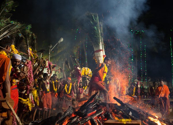 Firewalker ceremony of Agni Kavadi