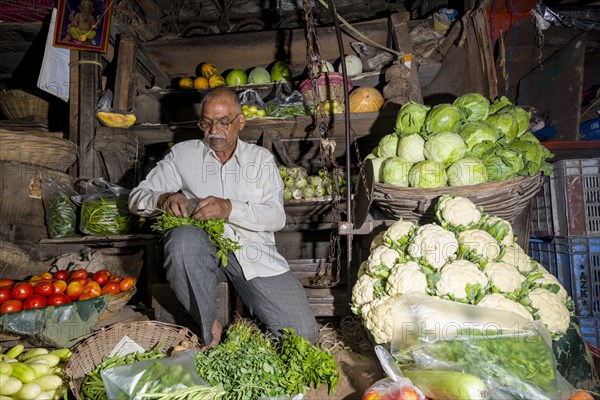 Man selling vegetables at Crawfort Market