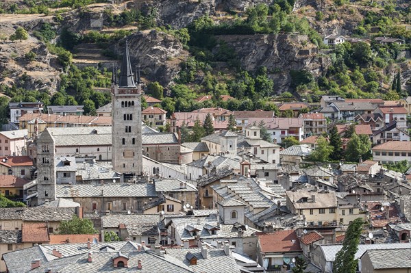 Cityscape with Susa Cathedral