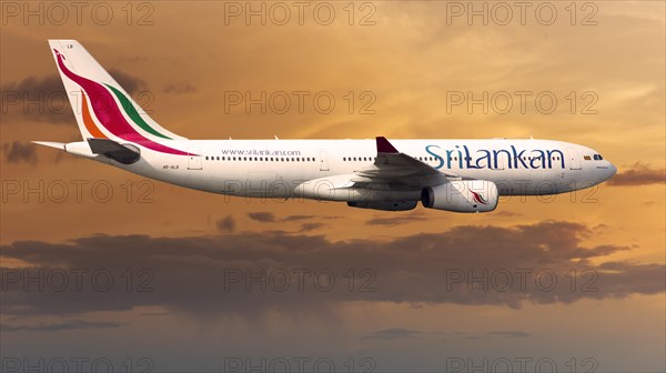 SriLankan Airlines Airbus A330-243 in flight