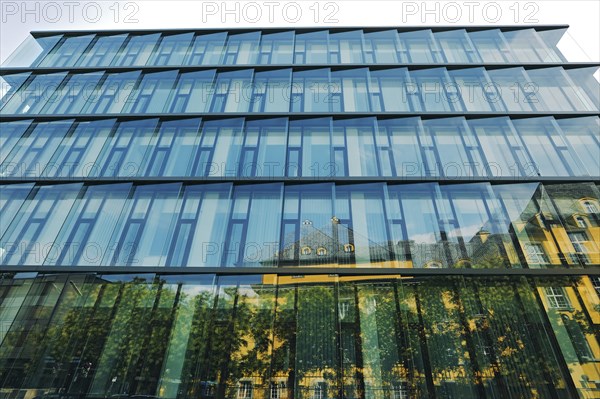 Glass facade