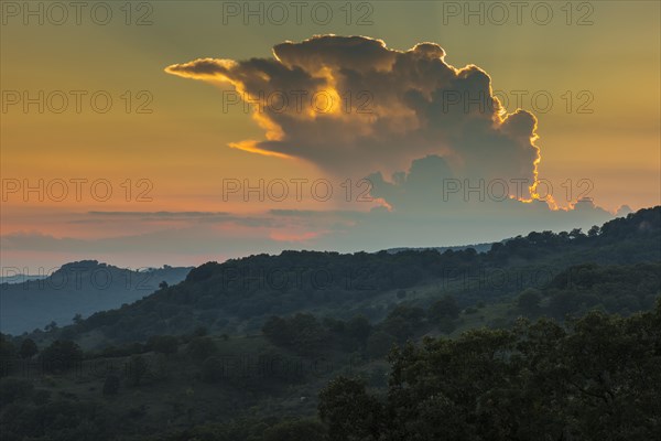 Sunset over the Nebrodi Nature Park