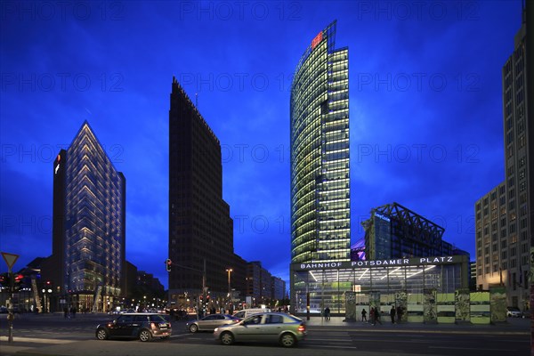 Potsdamer Platz square with the skyscrapers Renzo Piano 11