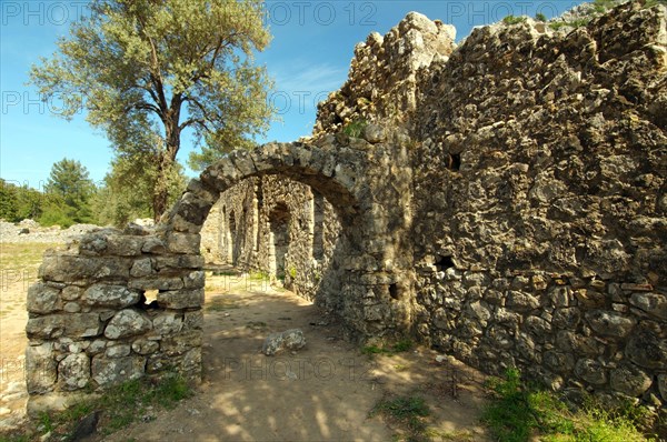 Ruins of ancient city of Olympos