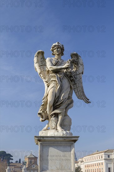 Bernini statue on Ponte Sant'Angelo bridge