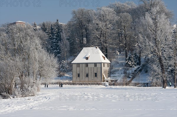 Goethe's Garden House in winter