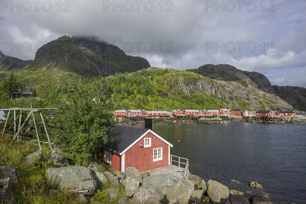 Settlement of Rorbuer fishermen's cabins