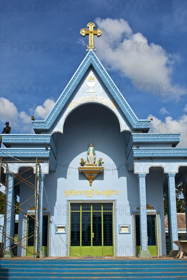 Catholic church in Areyskat near Phnom Penh