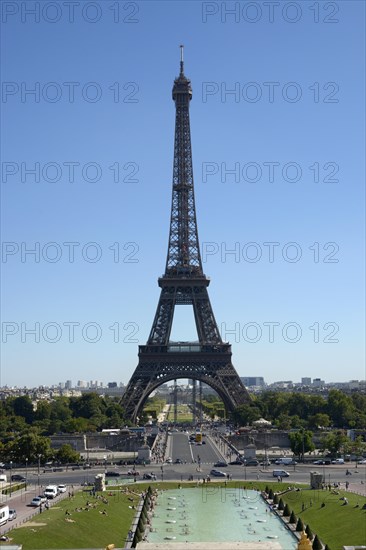 The Eiffel Tower from the Place du Trocadero