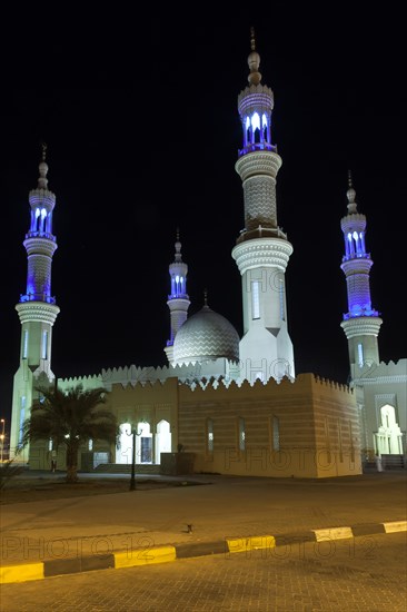 Mosque at night