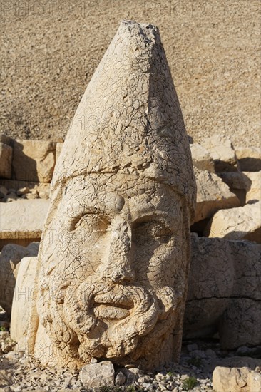 Stone head of Heracles