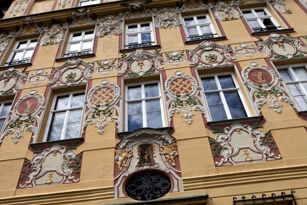 Thurn- und Taxishaus building with rococo facade