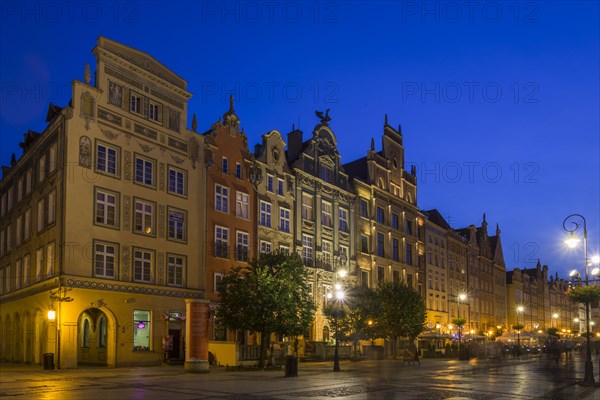 Historic houses in the pedestrian zone