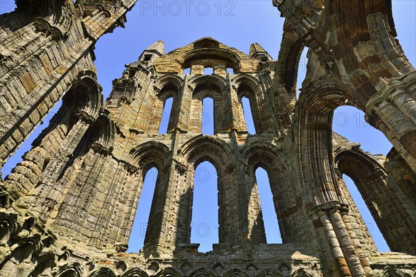 The ruins of Whitby Abbey that inspired Bram Stoker to his masterpiece 'Dracula'