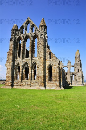 The ruins of Whitby Abbey that inspired Bram Stoker to his masterpiece 'Dracula'