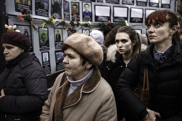 Mourning ceremony for victims of the Euromaidan in Kiev