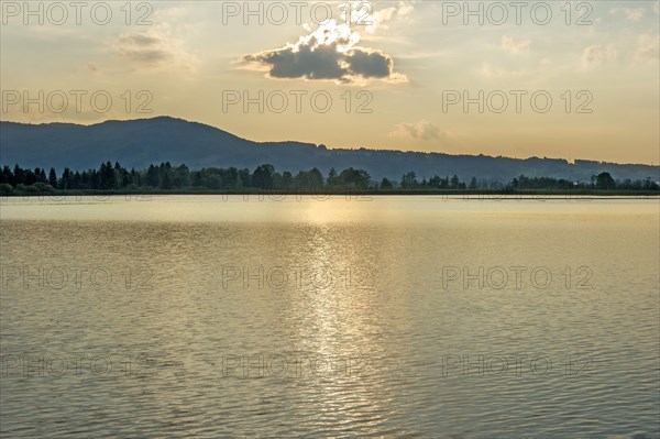 Lake Kochel in the evening