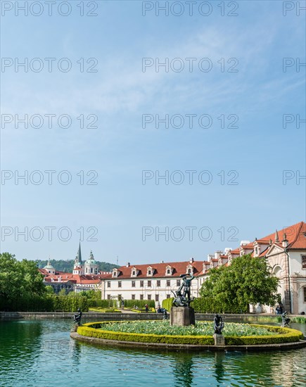 Neptune fountain in the Wallenstein Garden