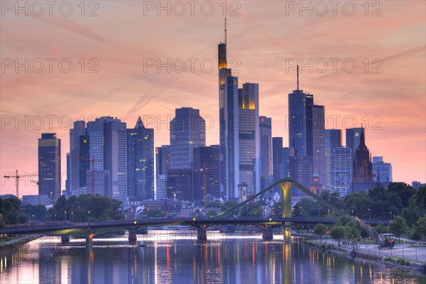 Skyline at dusk