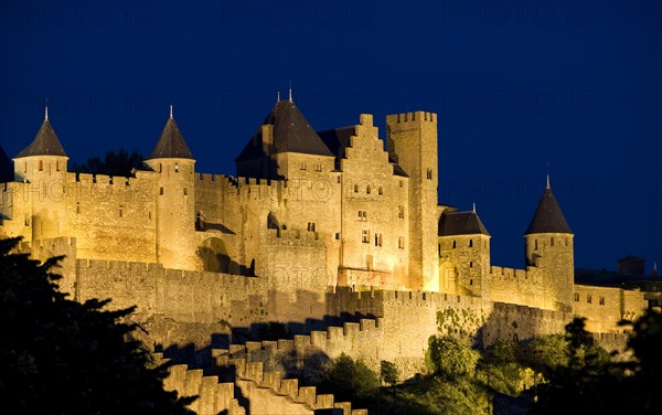 Fortress with watch towers, Carcassonne