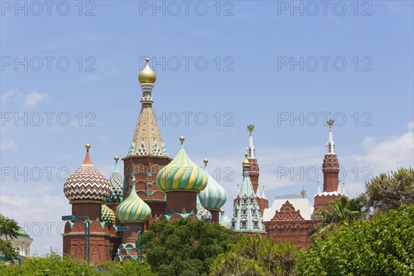Kremlin Palace Hotel and a Kremlin replica