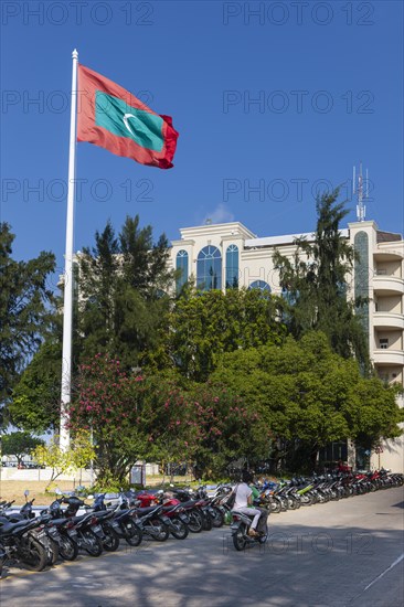 Flag of the Maldives
