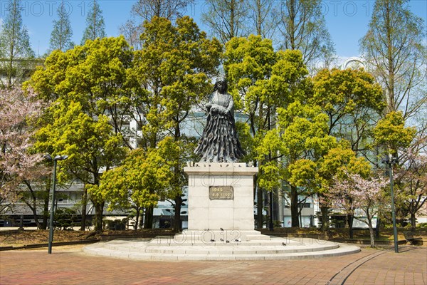 Statue to the women victims of the atomic bomb
