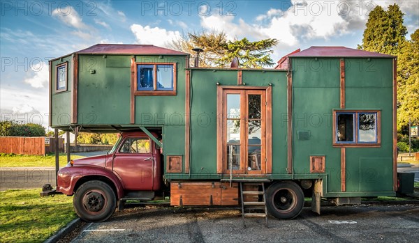 Homemade camper van