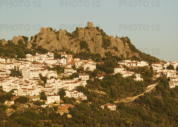 The White Town of Gaucin below a Moorish fort