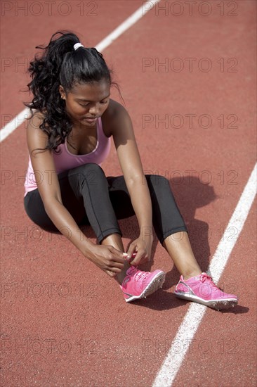 Sporty young woman