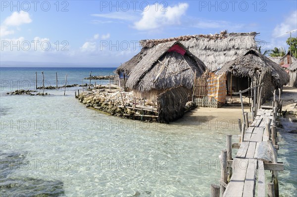 Huts on the beach