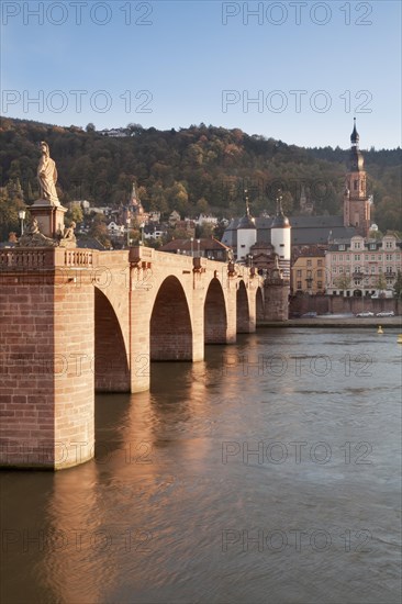 Karl-Theodor-Bridge with City Gate and the Church of the Holy Spirit